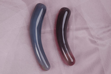 Grey Agate Yoni Wand - The Slide Agatha: Spiritual Grounding & Strength - Yoni Wanderland